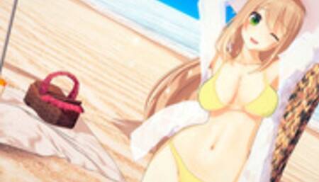 Blue Archive: Izayoi Nonomi Sex with a Beautiful Girl. (3D Hentai)