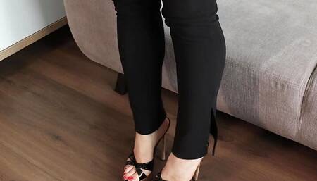 POV with pretty high heels