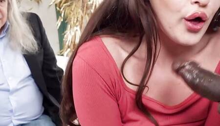 Aubree Valentine Cheats With A BBC While Her Cucked Husband Watches