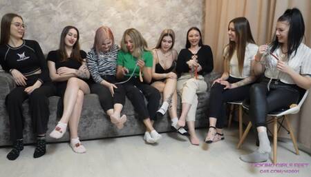 BRUTAL EIGHT MISTRESSES AND SIXTEEN FEET - Best Foot Party Ever! (HD)