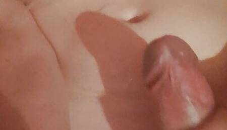 Rochelle squirts sweet cum on her belly