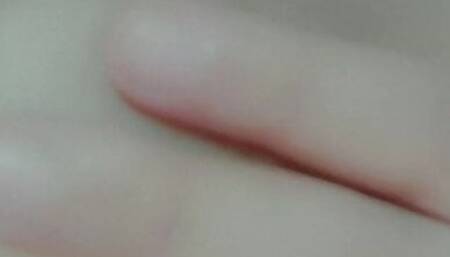 Horny BBW talks dirty and sucks on her nipple