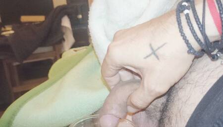 PISS UNSTOPPABLE close up in a HUGE glass