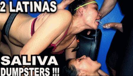 DEEP THROAT SPIT FETISH 230122H BRENDA + SARAI DEEPTHROAT SALIVA DUMPSTERS HD MP4