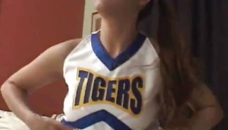 Sexy Cheerleader POV panties Photoshoot