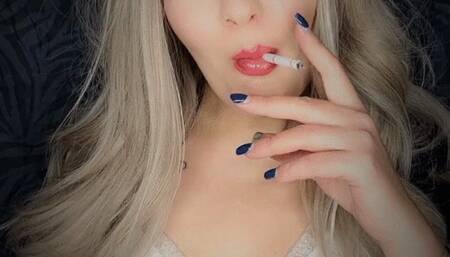Blowing smoke into your face