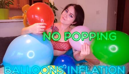 My first looner video! Balloons inflation
