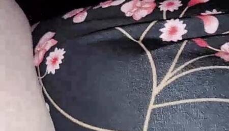 Some solo masturbating in bed