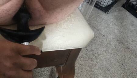 Stretching Slave Tight Asshole