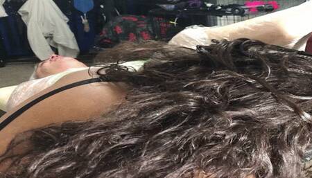 Behind Scenes of Stretching Slave's Ass