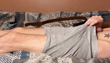 Jerking off and cumming