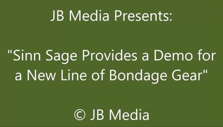 Sinn Sage Demos the New Bondage Gear - SD