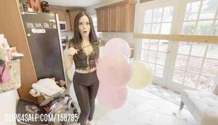 Femdom Balloon Popping With Mistress Jasmin Jai