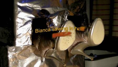 Sawing Bianca in half part 2 MP4
