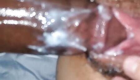 My creamy pussy fucked by yummy BBC