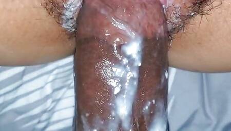 My Big Black Dick Fuck Wet Pussy Slowly