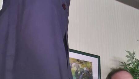 Amateur threesome for an old man