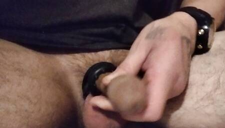 Lonely big brown cock