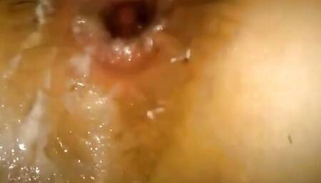 Heavely Used Gaping Hole Close Up
