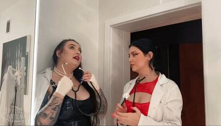 2 Mistresses will make sounding on your pathetic cock POV