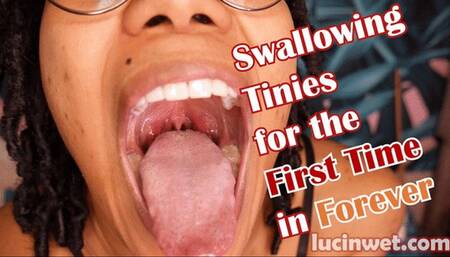 Swallowing Tinies for the First Time in Forever 1080p MP4 (No SFX)