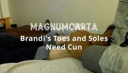 Brandi Fucks and Rubs Cum On Her Soles
