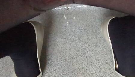 Fat Crossdresser Pisses Their Panties Again