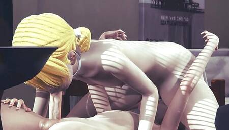 Yaoi Femboy - Fer sucking a dick and 69