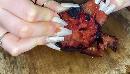 Long Nails Fruits Massacre Part 2 I MyNastyFantasy