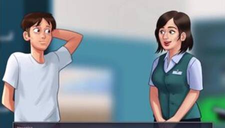 [Gameplay] Summertime saga - i helped Diana to get enough milk