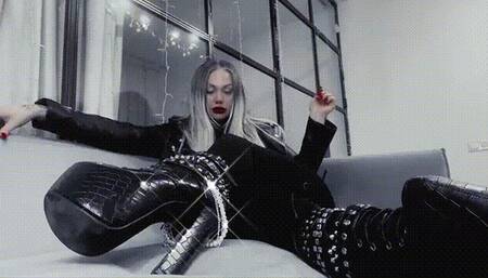 Pay for the dirt from My boots on your tongue! WMV