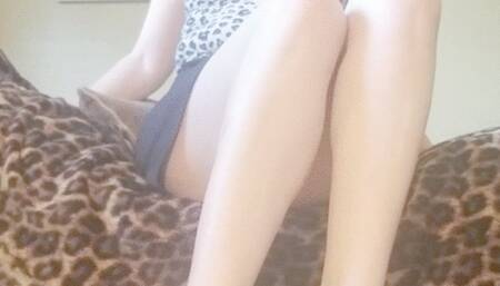 Rami Footslave JOI in Patent Leather Black Heels