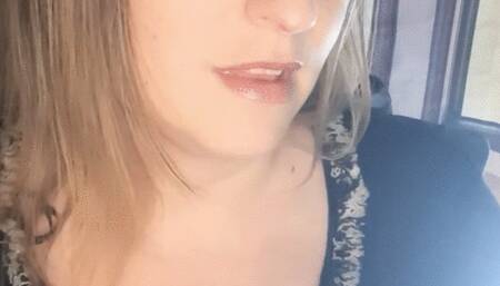 Sitting close and smoking for you