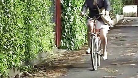 Jessica Rizzo in two scenes as a nymphomaniac postwoman