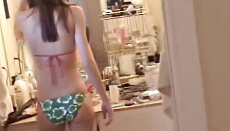 BrookeSkye and Asian Babe Lingerie wearing some lingerie