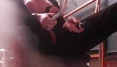 Squirt only by Dildo ball pressing