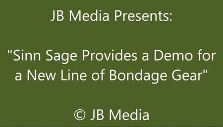 Sinn Sage Demos the New Bondage Gear - WMV