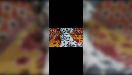 Pinky Rai Bhabhi in white Frock riding her husband and fucked until he cum.