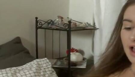 Russian hot teen chick having first time anal sex