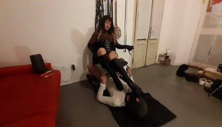 First worship session for new boots second pov