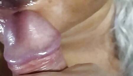 Amateur blowjob and cumshots on a hot ebony wife