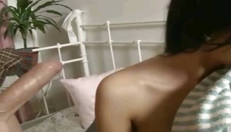 Cute teen make unreal deep anal soreads legs to be fucked deep