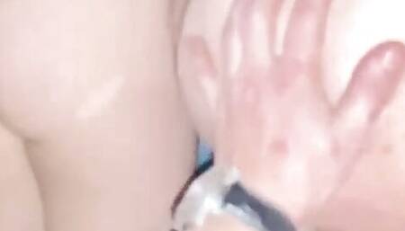 Fucking my girls pussy from behind with my big dick Sucking dick and cum on both my bitches PART THREE AND THE BEST