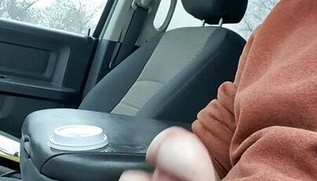 Almost got caught stroking in public