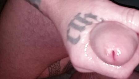Super horny stroking dick & talking dirty with cumshot
