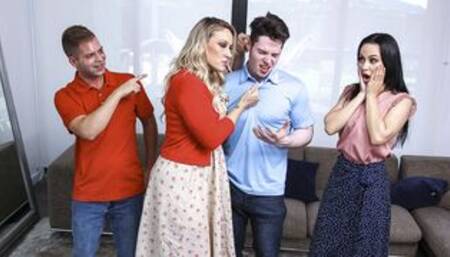 Milf's discipline their stepsons with asses!