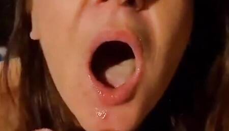 Cheating wife sucking cock