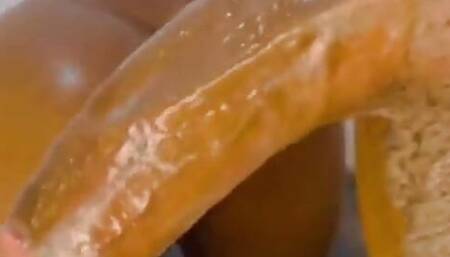 Horny black amateur gets fucked by her stepdad real hard