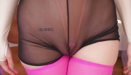nylon fantasy stockings and wedgies