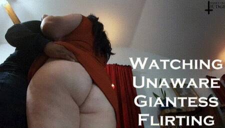 Watching Unaware Giantess Flirting WMV